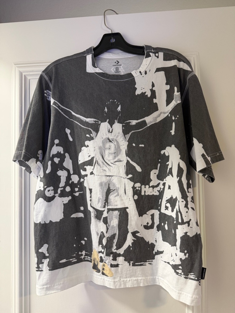 Converse Shai Gilgeous Alexander Black & White Basketball Graphic Tee